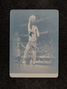 2020-21 Panini Noir 1/1 Spotlight Signatures John Stockton Black Printing Plate - Picture 1 of 2