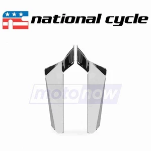 National Cycle Chrome Lower Deflectors for 2004-2008 Harley Davidson XL883 te - Picture 1 of 5