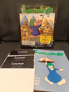 Lemmings IBM 5,25 Diskette PC Big Box Tandy Amstrad 5 1/4 Floppy - Bild 1 von 5