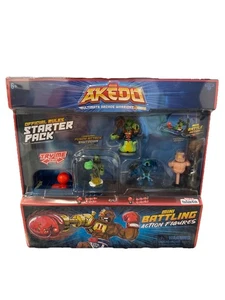 NEW Akedo Ultimate Arcade Warriors Starter Pack Mini Battling Action Figures - Picture 1 of 5