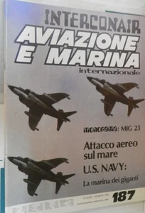 AVIAZIONE E MARINA INTERNAZIONALE 187 1981 Intercettori di Cameri Marina C 160 - Picture 1 of 1