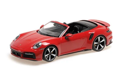 Protetores Cabriolet Minichamps 2020 Porsche 911 992 Turbo S Vermelho 1:18 155069084 - Imagem 1 de 4