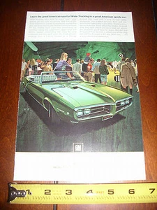 1968 PONTIAC FIREBIRD - ORIGINALANZEIGE - Bild 1 von 2