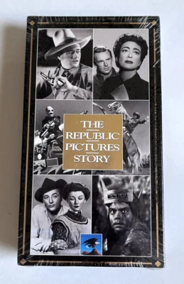 The Republic Pictures Story John Wayne Gene Autry Roy Rogers VHS Tape New Sealed - Image 1 of 4