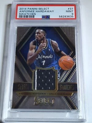 2014 Select Anfernee Hardaway #PATCH /75 Game Worn Jersey - PSA 9 (POP 1) - Image 1 of 4