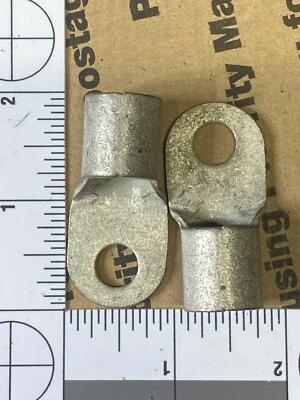 Terminales de Crimpado de 10 Anillos (Tamaño: 1/2" alambre X 3/8") HD Estañado Cobre Sólido AMP Foto 1 de 4