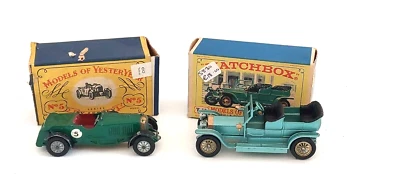 Matchbox Models Of Yesteryear - Y-15 Rolls-Royce & No. 5 Bentley - Boxed - Image 1 of 4