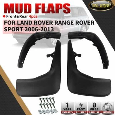 4x Protectores contra salpicaduras guardabarros para Land Rover Range Rover Sport 06-13 delanteros y traseros Foto 1 de 4