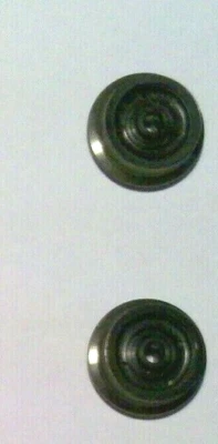 2 Räder für Vorläufer der Lok Gützold  BR-52 Scheibenräder , schwarz - Bild 1 von 2