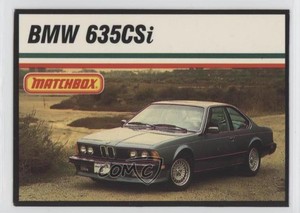 1989 Matchbox Car and Driver BMW 635CSi #1003 03hc