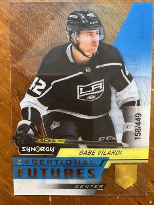 20-21 UD Synergy Hockey Gold Exceptional Futures EFS-GV Gabe Viladi /449 - Image 1 of 2