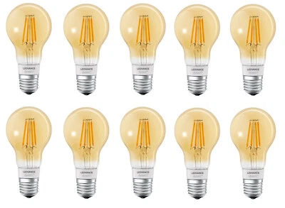10x LEDVANCE SMART+ LED Filament Birne 5,5W E27 Alexa Google Apple EEK:E(SpkA-G) - Bild 1 von 4