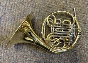 Yamaha YHR 667D French Horn Yellow Brass Geyer Wrap Med-Large Bore Made in Japan - Picture 1 of 21