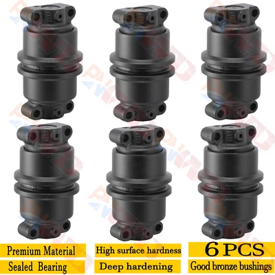 6PCS Track Roller Bottom Roller For Kubota KX080-3 KX080-4 RD809-21703 - Image 1 of 4