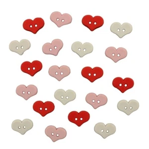 Sweet Hearts 4325 - Buttons Galore - Valentine's Day - Craft Sewing Scrap - Picture 1 of 2