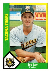 1990 CMC Tacoma Tigers Joe Law #10 Tacoma Tigers