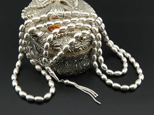 925 Sterling Silber 33 Islamische Gebetsperlen Misbaha Tesbih Tespih Sorge 501067 - Bild 1 von 12