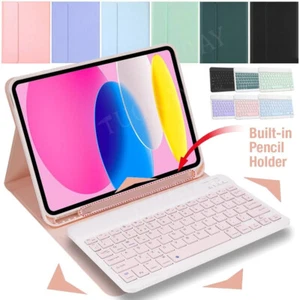 Bluetooth Keyboard Case Cover For iPad 7th 8th 9th 10th Gen Air 3 4 5 6 Pro 11 - Picture 1 of 65