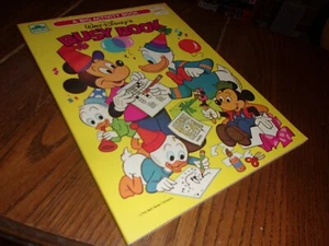 1982 Walt Disney Busy Book Big Activity Book - Malbuch - fantastische Form - Bild 1 von 1