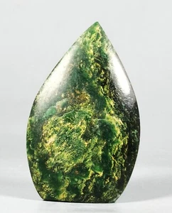 Natural Emerald Jade Quartz Reiki Freeform Standup Stone Healing - Picture 1 of 7