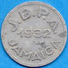 Jamaica 1932 J.B.P.A. Banana Pickers Token Coin - Circulated