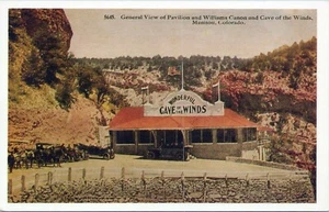 Pavilion Williams Canon Cave of the Winds General View Unposted Postcard - Picture 1 of 2