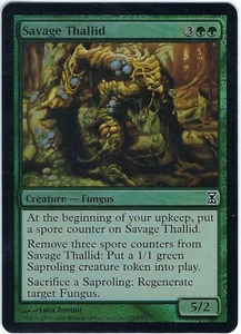 FOIL Savage Thallid Time Spiral Common – MTG Magic the Gathering Card - Picture 1 of 2
