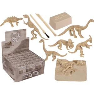 Dinosaurier Skelett Ausgrabungsset mit Meißel und Pinsel (zufällige Variante) - Bild 1 von 1