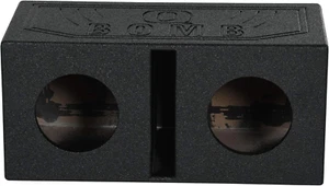 RQB8 Doble 8" Punto Ventilado Ventilado Subwoofer Caja, Acabado Forro Cama, Alta Potencia - Imagen 1 de 4