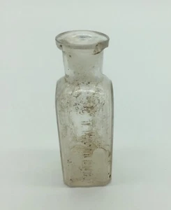 Bottiglia medicina pillola C.T. Hurlburt 2 3/8 pollici 1890 - Foto 1 di 6