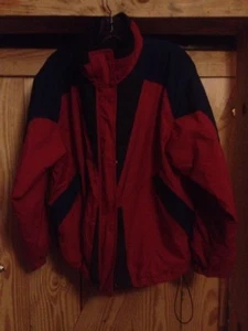L.L. Bean Rugged Ridge Primaloft Down Womens M Med Red & Blue Coat - Picture 1 of 8