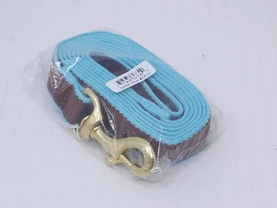 Up Country Dog Leash 6 Foot, Brown/Aqua - Image 1 of 4