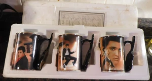 2002 Bradford Exchange Elvis Presley's Greatest Hits Mugs COA 1st in Set - Picture 1 of 22