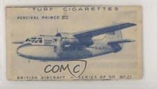 1953 Turf British Aircraft Tobacco Percival Prince III #21 h3a