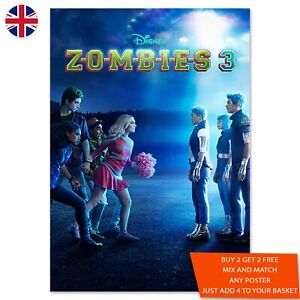 Zombies 3 Movie Poster Print A5 A4 A3 A2 A1 Maxi Art - 2121