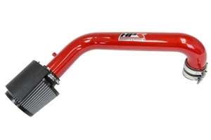 HPS Performance 827-408R Shortram Air Intake Kit with Heat Shield Red Short Ram - Picture 1 of 3