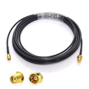 DAB Aerial Antenna Extension Cable 5 Meter SMA Female to SMB Female Connector - Picture 1 of 3
