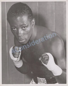 Boxing Wire Vintage Photo Fighter Isaac Logart N5o - Bild 1 von 2