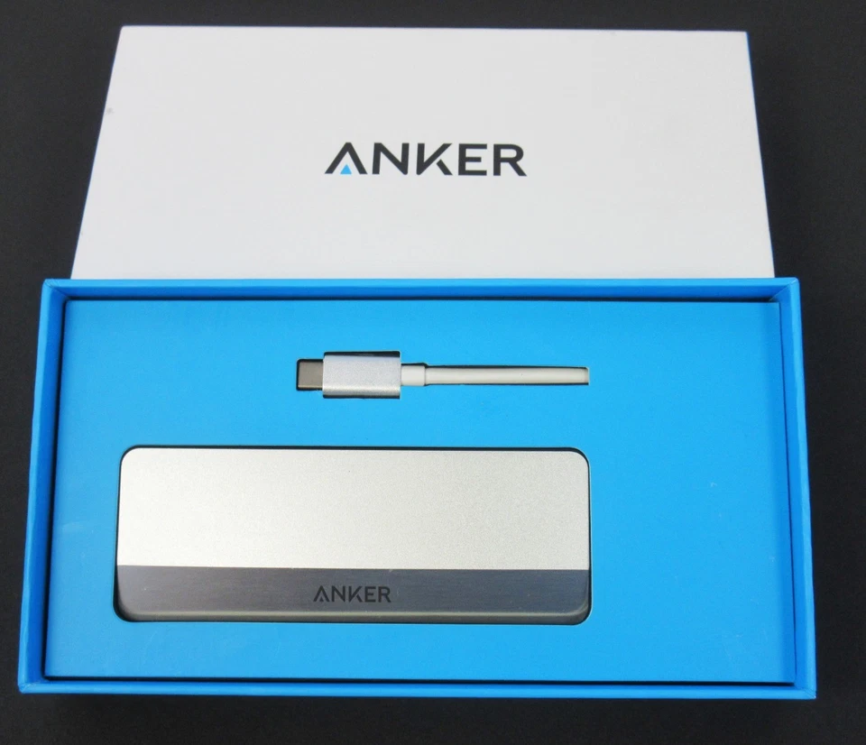 Anker Premium USB-C Mini Dock SD Card Ethernet HDMI USB-C Input Port Model A8361 - Image 1 of 4