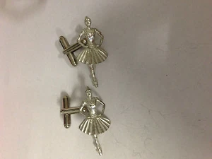 Gemelos DEGAS DANCER REFDBP Gemelos de peltre inglés fino un par - Imagen 1 de 1