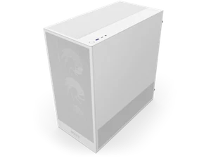 NZXT H Series H5 Flow 2024 RGB Edition ATX Mid Tower Chassis All White Color - Picture 1 of 12