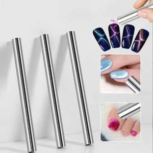 Smalto Gel Unghie Occhi di Gatto Magnetico Extra Forte Doppia Estremità Calamita Strumento Nail Art - Foto 1 di 13