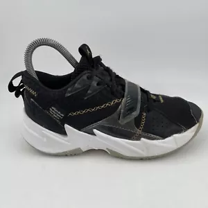 Nike Boys Jordan “Why Not Zero 3” Black White Basketball Shoes CD5801-001-SZ 2 Y - Picture 1 of 11