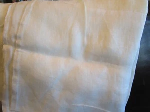 1 Pottery Barn sheer Linen ivory drape curtain 54 X 84 New wo package - Picture 1 of 2
