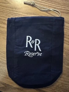 Rich & Rare (R&R) NEW Reserve Whiskey Draw String Embroidered Bag - Bild 1 von 3