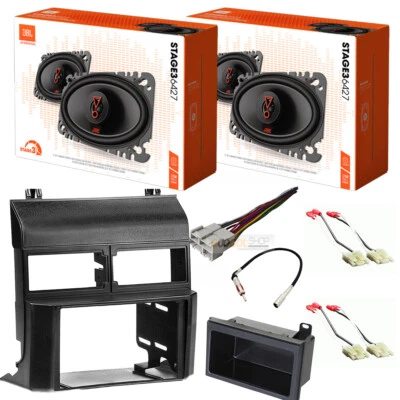 JBL 4x6" Speakers + Double DIN Radio Install kit For 1988-94 GM C/K 1500 - Image 1 of 3