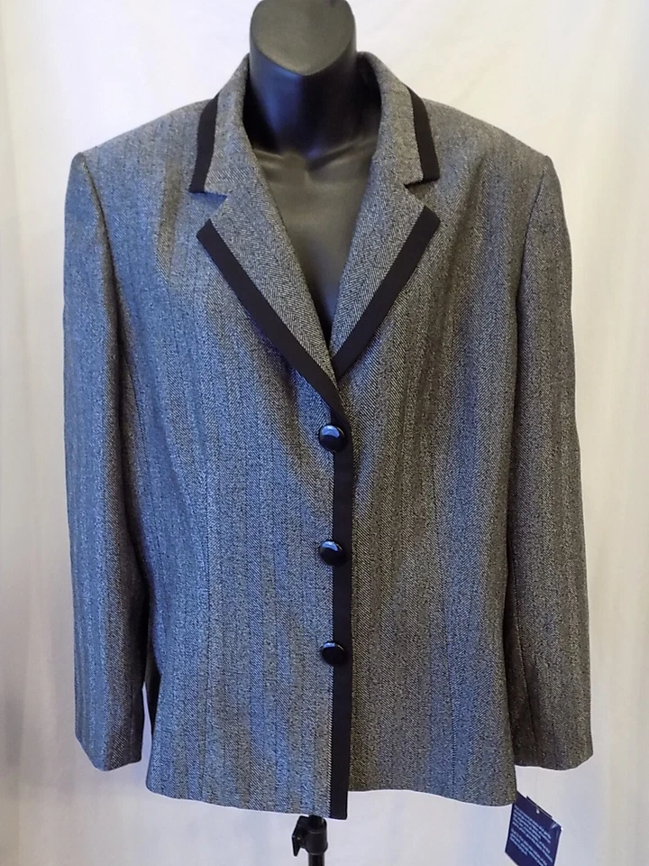 Blazer mujer JONES WEAR NUEVO CON ETIQUETAS rayón/algodón talla 18 (325) Foto 1 de 4