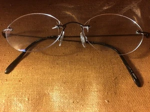 Rodenstock R4267 RIM LESS Size 49-17-140 feather Light RX Eyeglass METAL frames - Picture 1 of 8