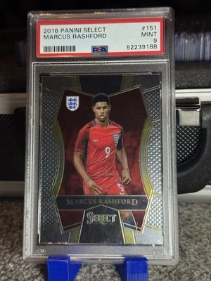 2016-17 Panini Select - Mezzanine Marcus Rashford (RC) PSA 9 - Image 1 of 2