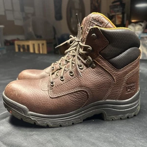 Timberland Damen 11M Pro Titan Braun Leder Weiche Spitze Schnürung Arbeitsstiefel BP - Bild 1 von 18